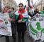 در اعتراض به کشتار در سوریه